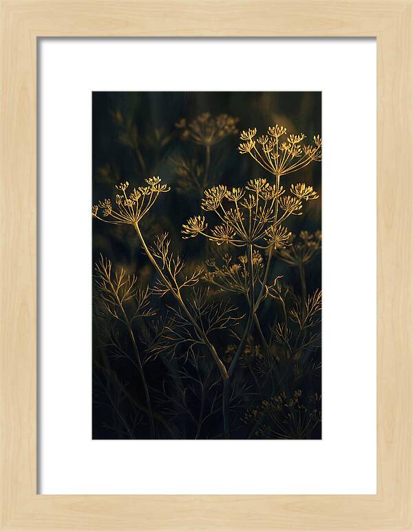Feathery Dill In Golden Light