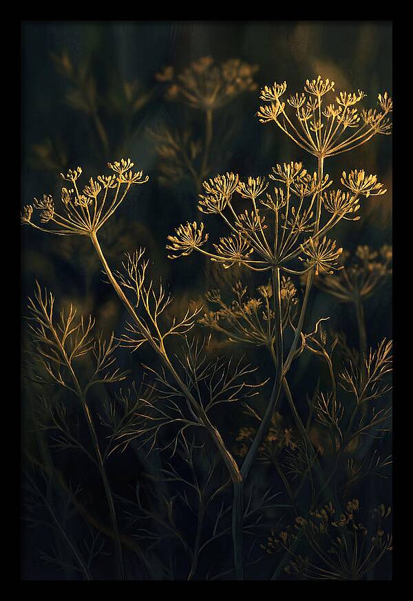 Feathery Dill In Golden Light