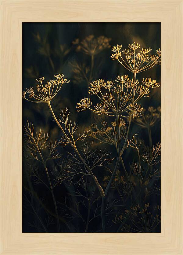 Feathery Dill In Golden Light
