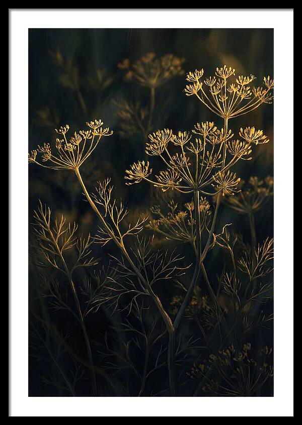 Feathery Dill In Golden Light