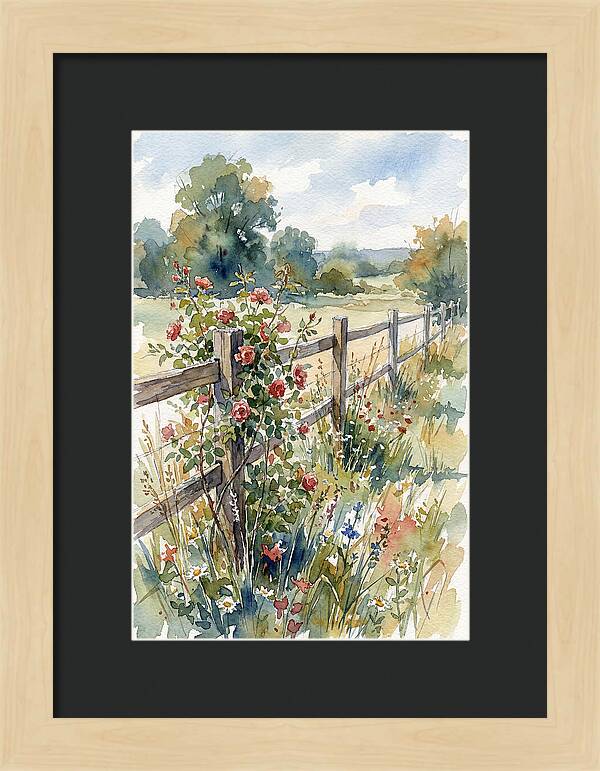 Fenced Garden Serenity