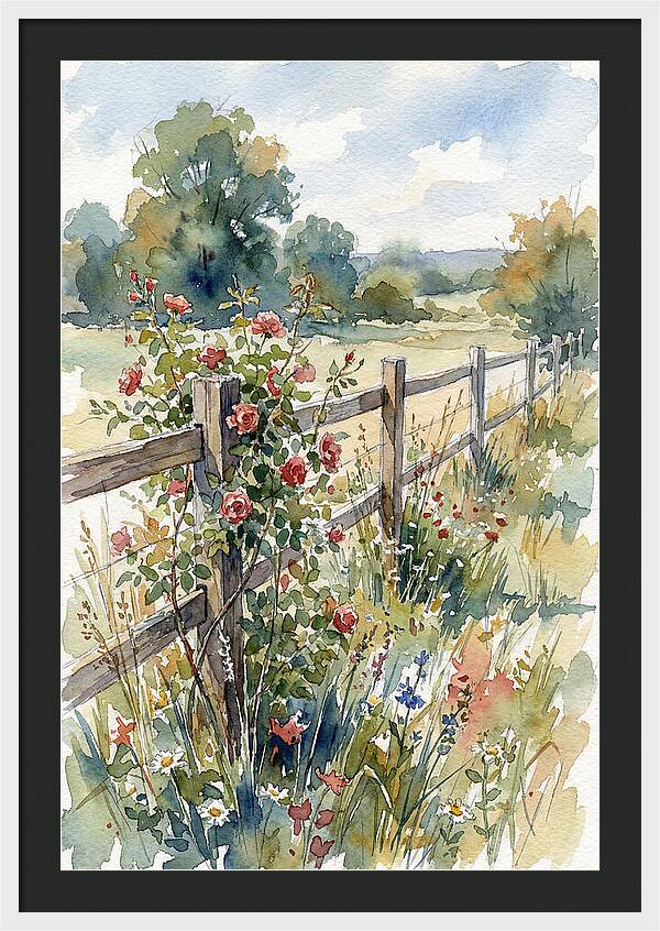 Fenced Garden Serenity