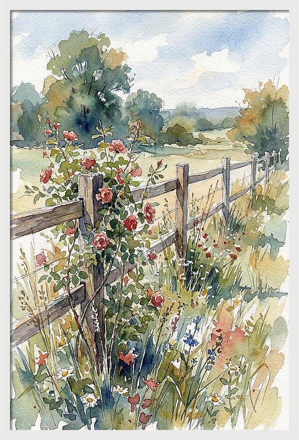 Fenced Garden Serenity