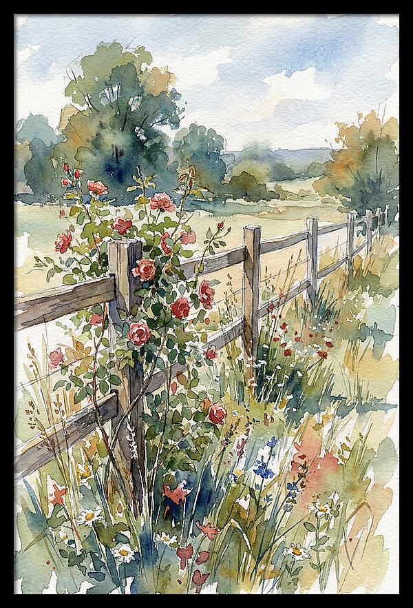 Fenced Garden Serenity