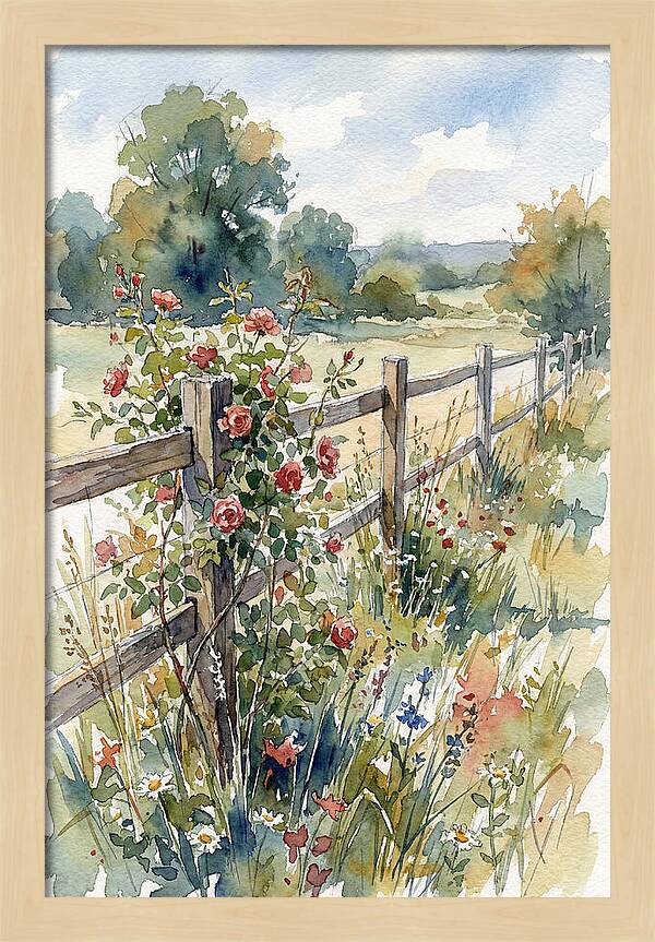 Fenced Garden Serenity