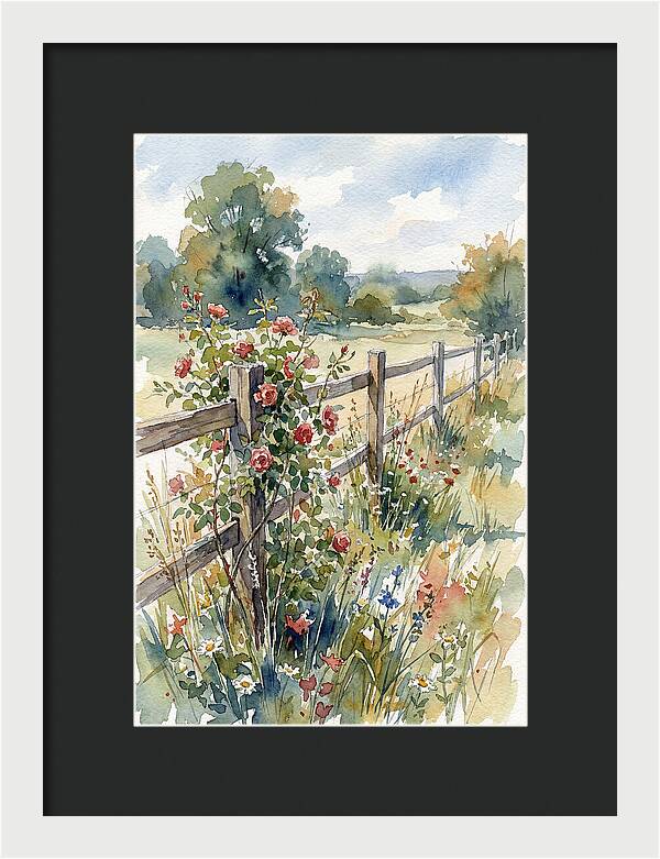 Fenced Garden Serenity