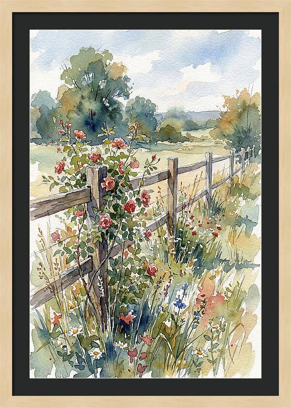 Fenced Garden Serenity