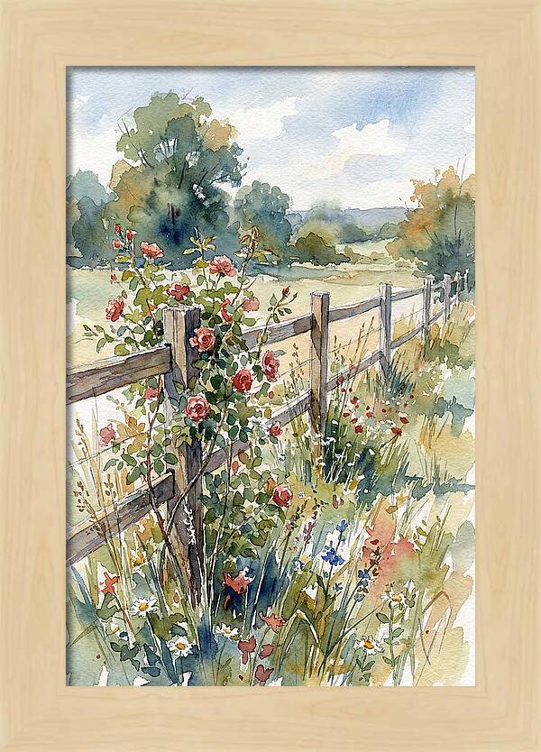Fenced Garden Serenity