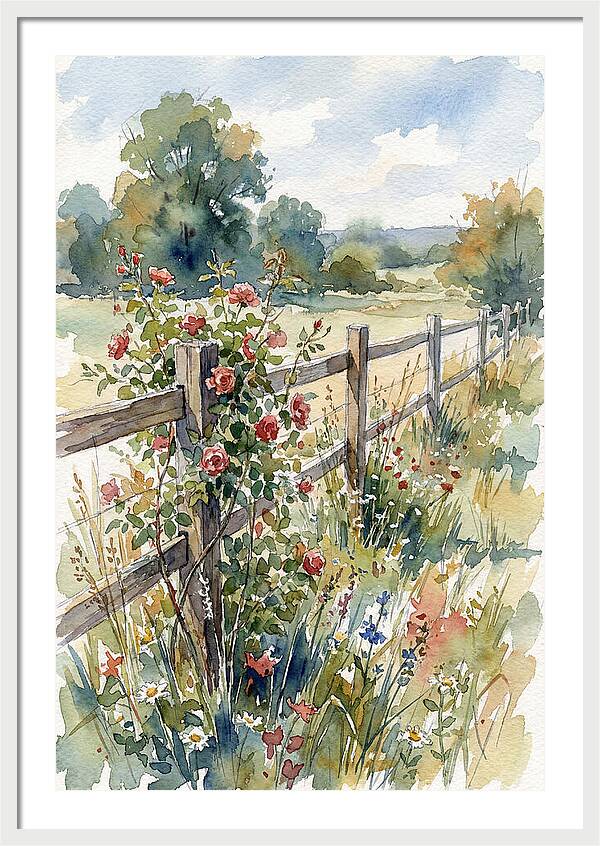Fenced Garden Serenity