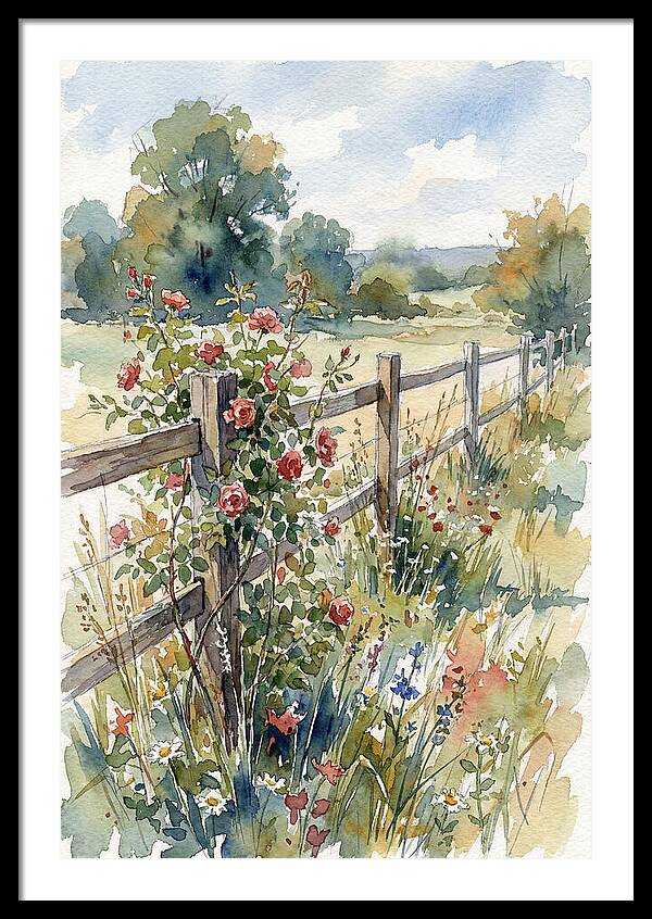 Fenced Garden Serenity
