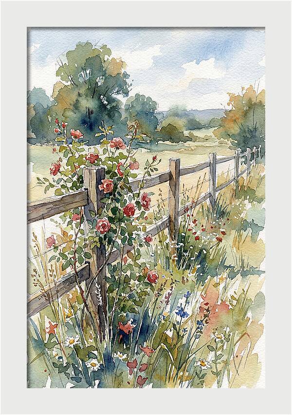 Fenced Garden Serenity