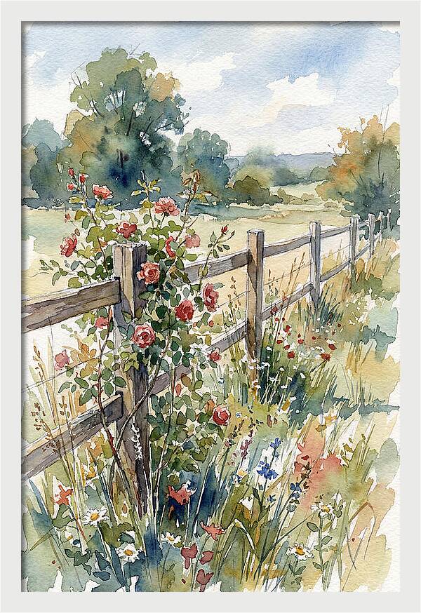 Fenced Garden Serenity