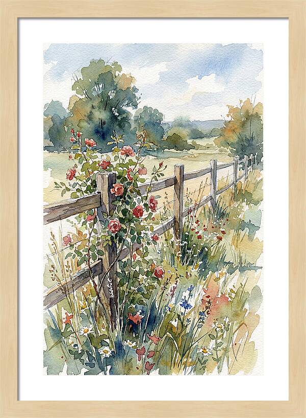 Fenced Garden Serenity