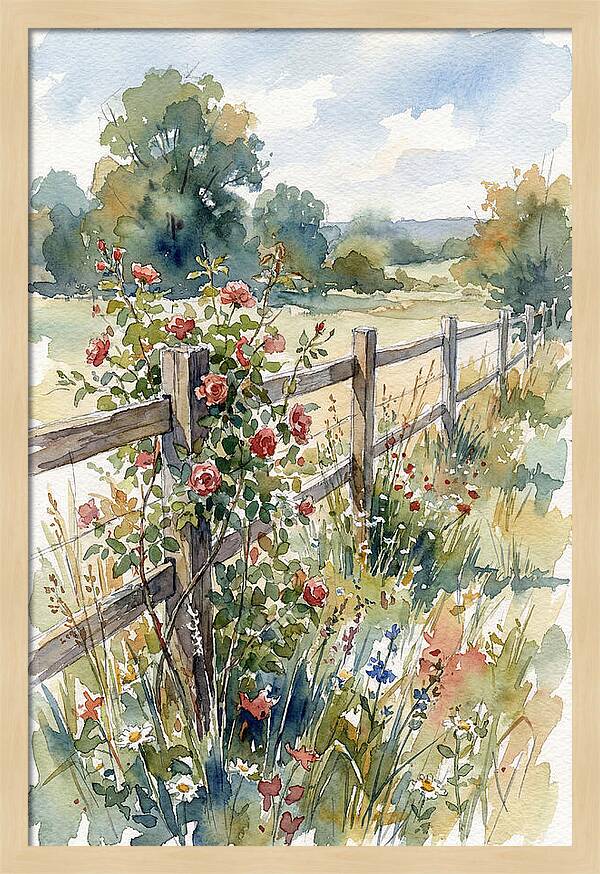 Fenced Garden Serenity