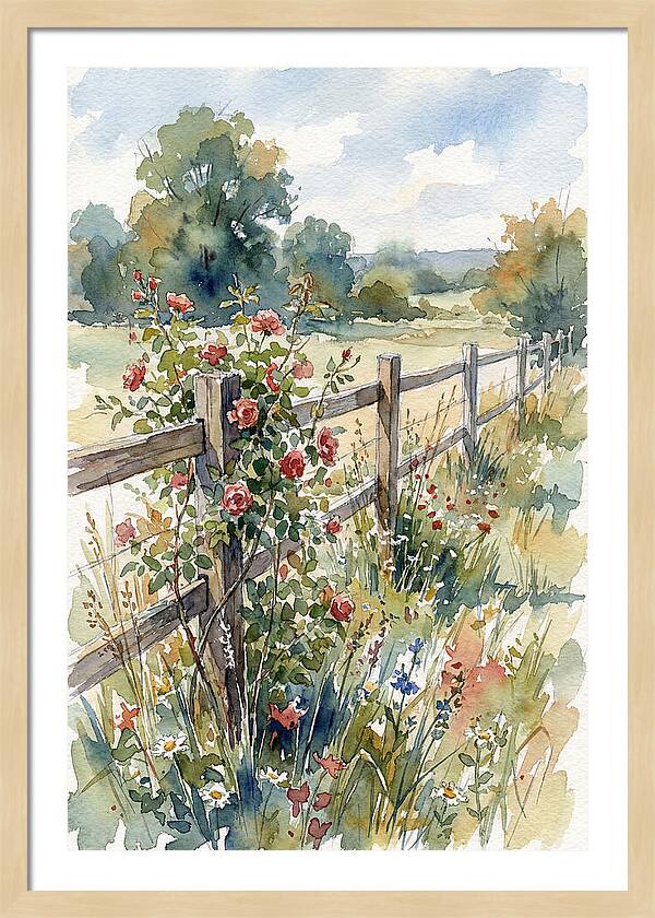 Fenced Garden Serenity