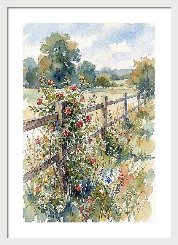 Fenced Garden Serenity