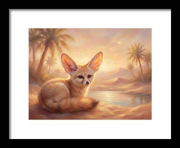 Fennec Fox In Desert