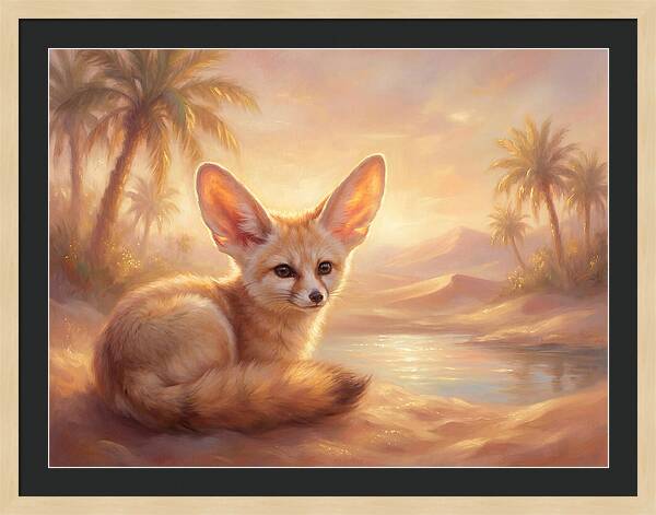 Fennec Fox In Desert