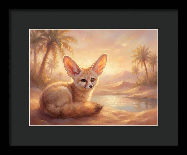 Fennec Fox In Desert