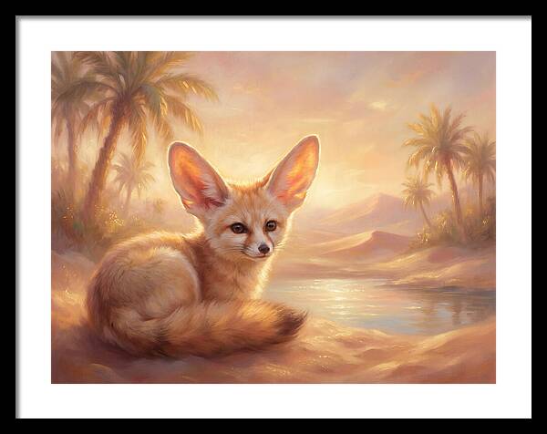 Fennec Fox In Desert