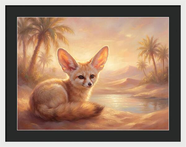 Fennec Fox In Desert