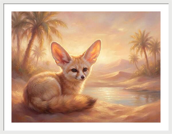 Fennec Fox In Desert
