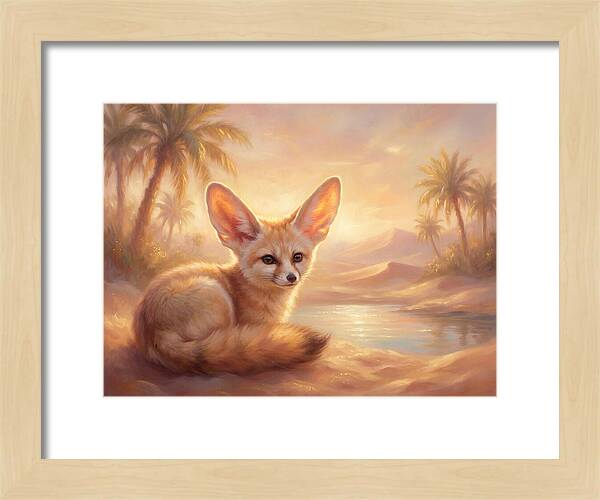 Fennec Fox In Desert
