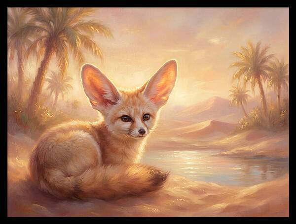 Fennec Fox In Desert