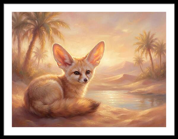 Fennec Fox In Desert