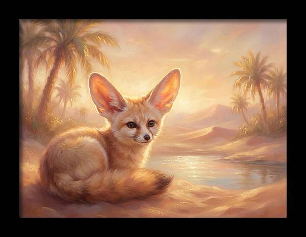 Fennec Fox In Desert
