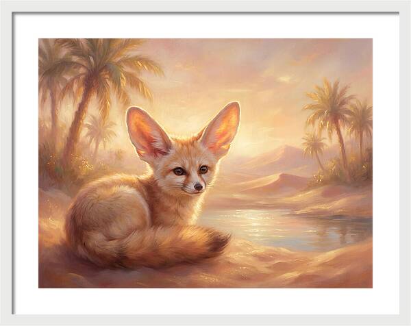 Fennec Fox In Desert