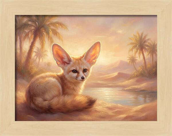 Fennec Fox In Desert