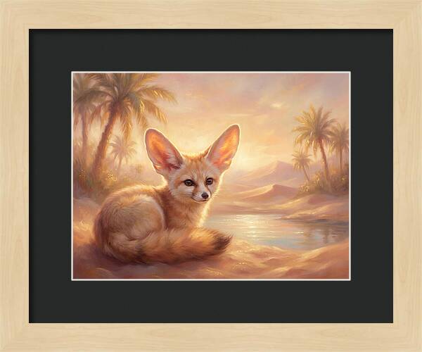 Fennec Fox In Desert