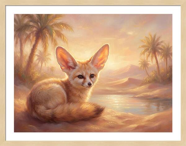 Fennec Fox In Desert