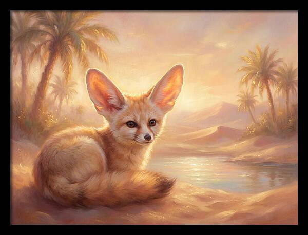 Fennec Fox In Desert