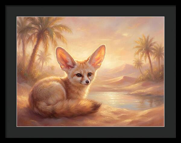Fennec Fox In Desert