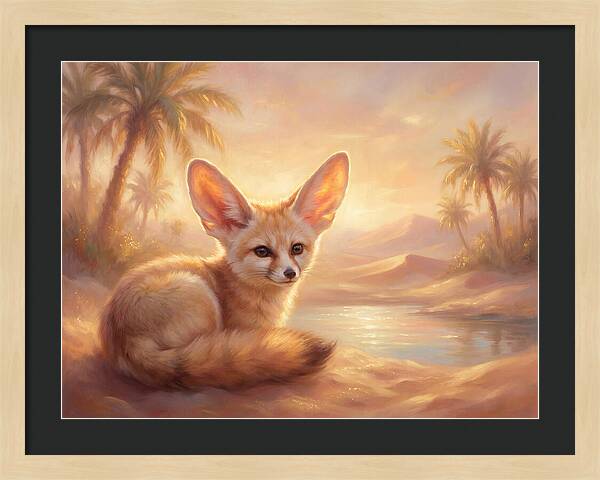 Fennec Fox In Desert
