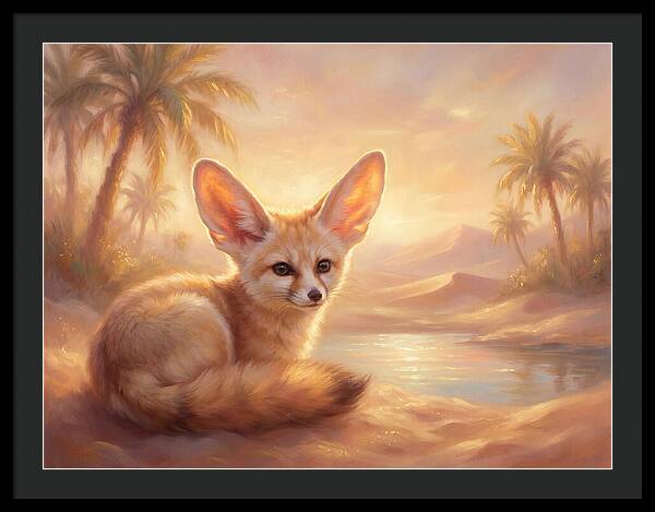 Fennec Fox In Desert