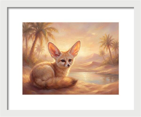 Fennec Fox In Desert