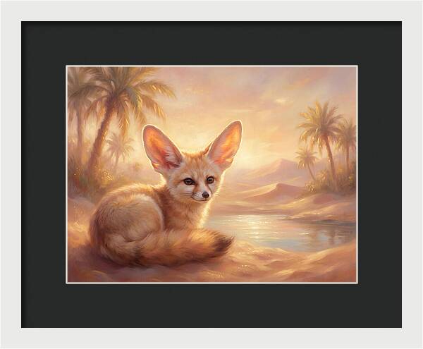 Fennec Fox In Desert