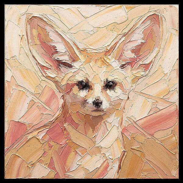 Fennec Fox In Soft Hues