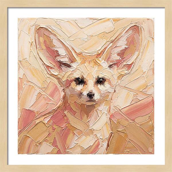 Fennec Fox In Soft Hues