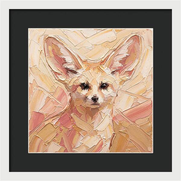 Fennec Fox In Soft Hues