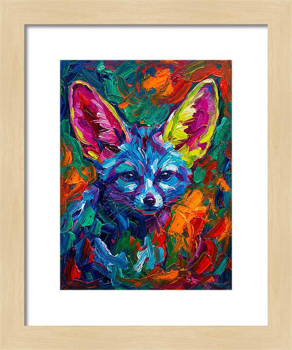 Fennec Fox In Vibrant Colors