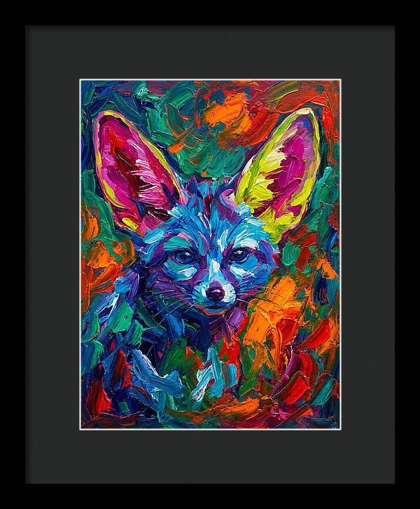 Fennec Fox In Vibrant Colors