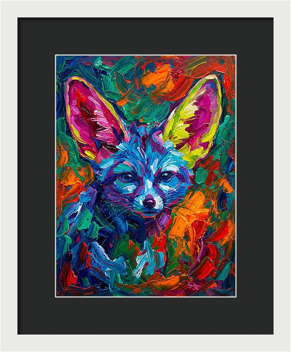Fennec Fox In Vibrant Colors