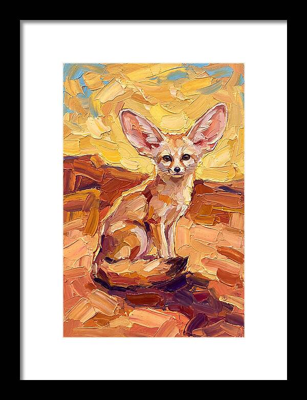 Fennec Fox In Warm Hues