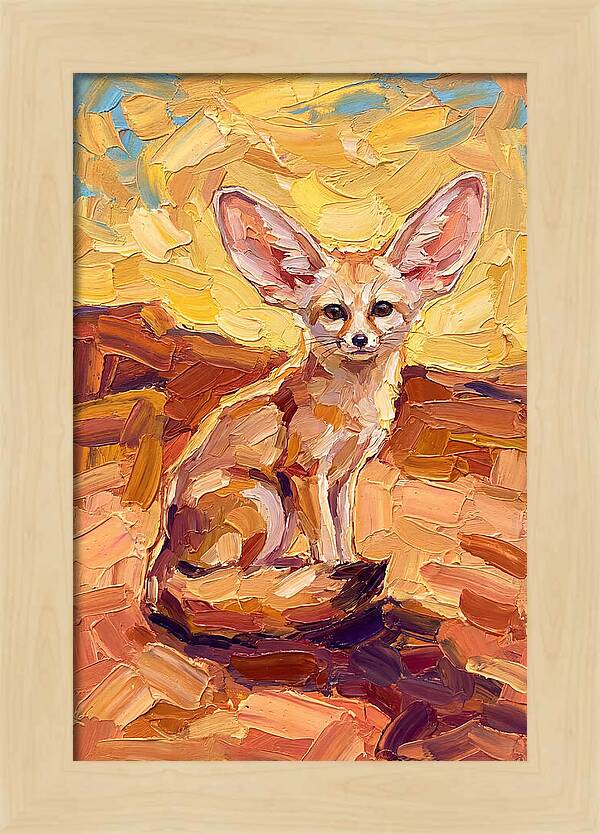 Fennec Fox In Warm Hues