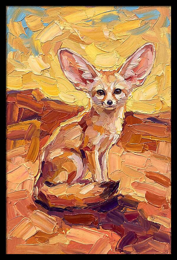 Fennec Fox In Warm Hues