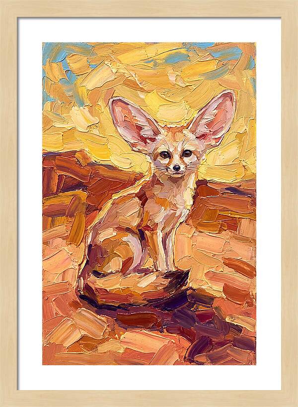 Fennec Fox In Warm Hues